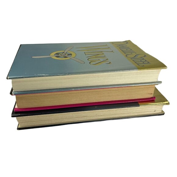 Lot 3 Novels Danielle Steel Romance Hardcover Books Dating Game Wings Vanished u - Picture 4 of 5